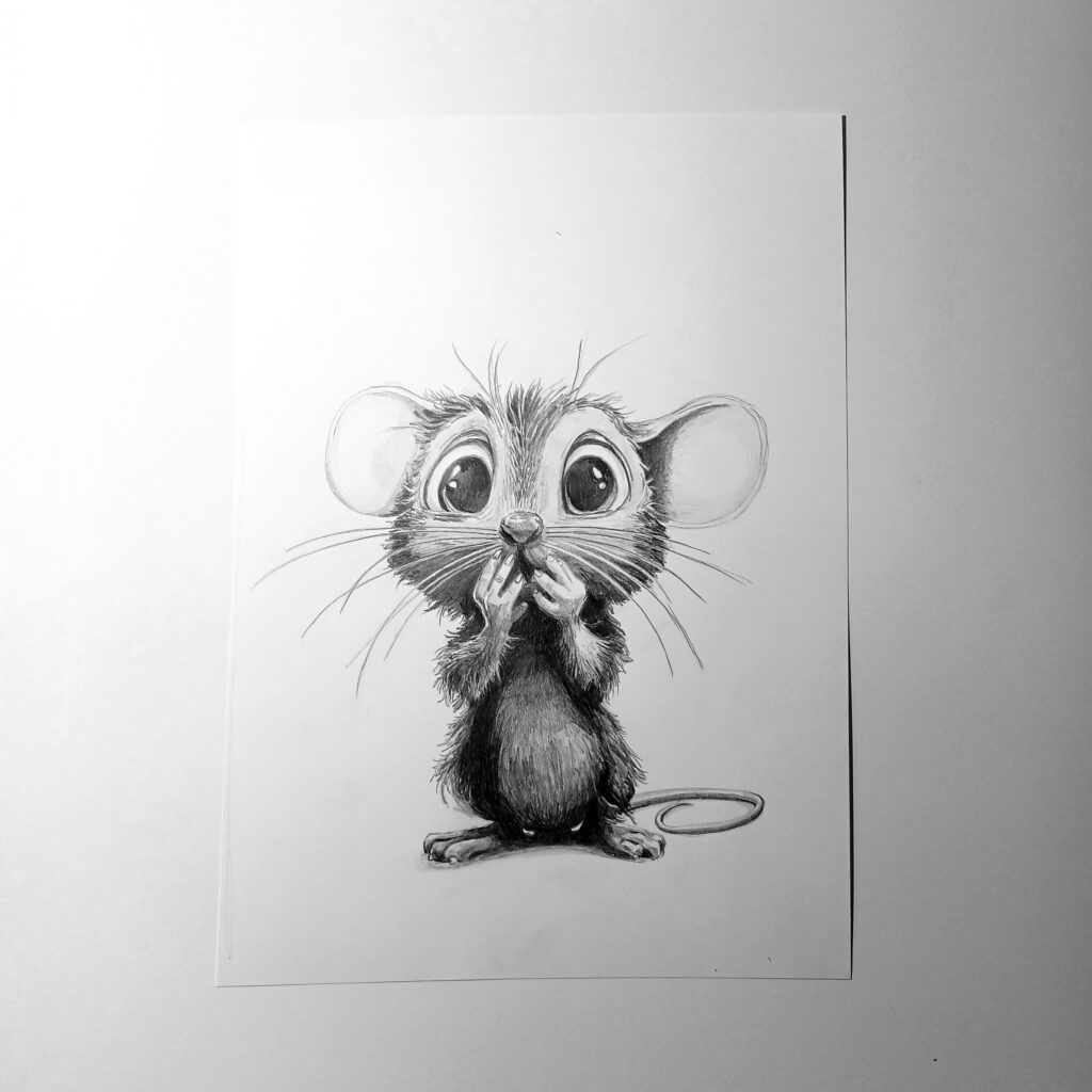 Cute mouse drawing